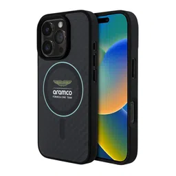 ASTON MARTIN Typography Printed iPhone 16 Pro Max Back Case Mobile Accessories-16