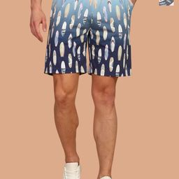 BULLMER Men Printed Shorts-image-87