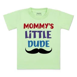 Arvesa Kids Typography Printed Applique T-shirt-image-96
