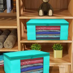 Kuber Industries Green Set of 6 Regular Drawer Organiser Organisers-33