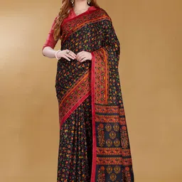 Rani Saahiba Kalamkari Art Silk Saree-picture-45