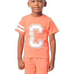 Nuego Boys Printed T-shirt with Shorts-image-99