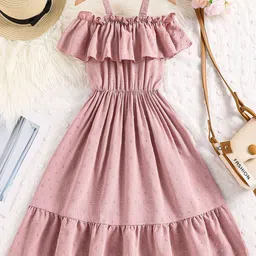 INCLUD Girls Tiered & Ruffle Fit & Flare Midi Dress-picture-21