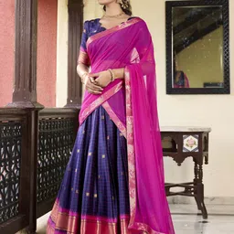 LOOKNBOOK ART Ready to Wear Lehenga & Unstitched Blouse With Dupatta-picture-55
