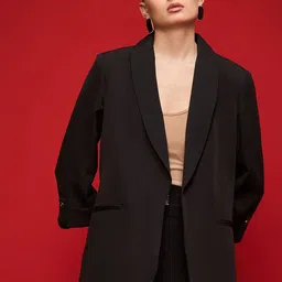 URBANGRACE BY KASSUALLY Tailored Fit Shawl Collar Casual Blazer-picture-2