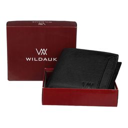 WILDAUK Men Textured PU Two Fold Wallet-0