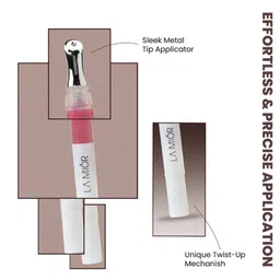 LAMIOR 3 Pcs Peptide Glaze Lip Balm-4 ml Shade-Choco Fudge, Plum Tart, Caramel Souffle image 5