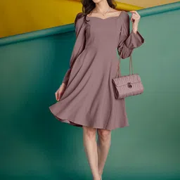 Moda Rapido Dyed Fit & Flare Dress-picture-18