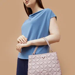 CODE by Lifestyle Women Textured Structured Handheld Bag image 5