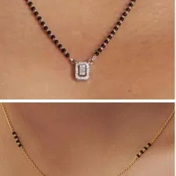 Anouk Pack of 2 Brass Mangalsutra-11