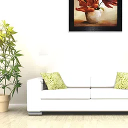 Chaque Decor Black & Beige Floral & Botanical Wooden Wall Art-picture-19