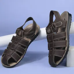 Bata Men PU Fisherman Sandals-picture-28
