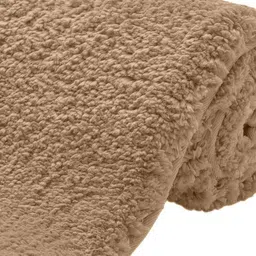 AaHo Decor Beige Textured Anti-Slip High Absorbent Microfiber Bath Rugs-52