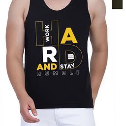 WOOSTRO Men Pack Of 2 Typography Printed Round Neck Cotton Slim Fit T-shirts-image-87