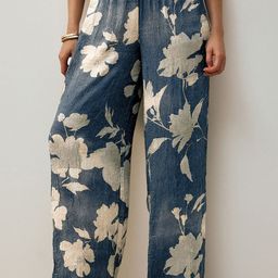 NEXT Women Wide Leg Checked Trousers-picture-39