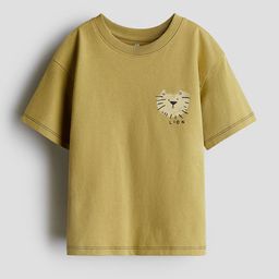 H&M Boys Loose Fit Printed Pure Cotton T-Shirt-image-57