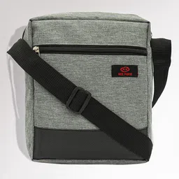 NICE PURSE Striped Structured Satchel With Applique-4