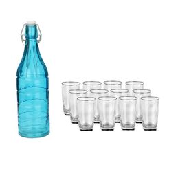 SOMIL Blue Glass Airtight Can Bottle-image-75