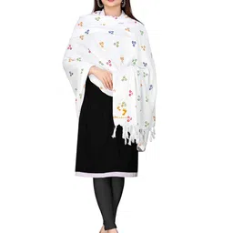 Vicharan Geometric Printed Cotton Dupatta With Tasselled-12