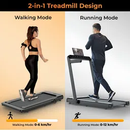 Flexnest Flexpad 2-In-1 Smart Foldable Treadmill With Bluetooth Speaker and Remote image 2
