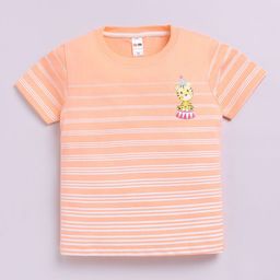 LITTLE NINJA Boys Printed Applique T-shirt-image-79