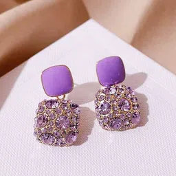 VAGHBHATT Square Studs Earrings image 2