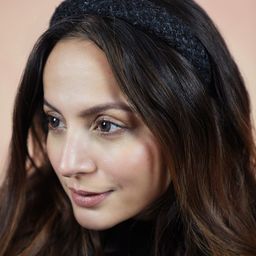 HAIR DRAMA CO. Women Tweed Puff Hair Hoops Hairband-image-47