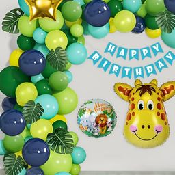 Special You 59Pcs Navy Blue & Green Birthday Decor-picture-38