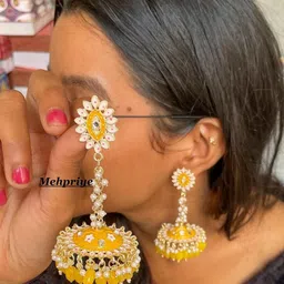Mehpriye Contemporary Jhumkas Earrings-35