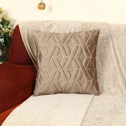 MONKDECOR Brown Velvet Square Cushion Covers-image-59