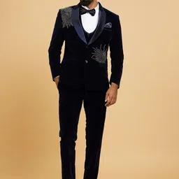Twamev Self Design Double-Breasted 5-Piece Ethnic Suit-picture-54