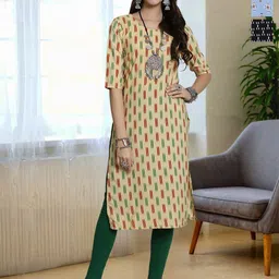 HERE&NOW Selection Of 3 Printed Straight Kurtas-image-43