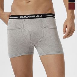 Ramraj Men Pack of 3 Solid Cotton Fine Jersey Target Trunks-image-21