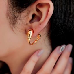 QUERALT Circular Hoop Earrings-image-36