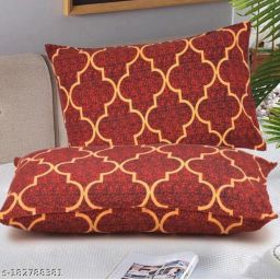 Microfibre Floral Sleeping Pillow Pack of 2-image-32