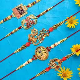 DeoDap Rakhi Chocolate Roli Chawal Coin & Greeting Card Rakhi Gift Set-36