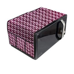 The Furnishing Tree Waterproof & Dustproof PVC Microwave Oven Top Cover with 6 Utility Pockets Symm-image-87