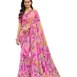 Laxmipati Abstract Printed Embroidered Saree-39