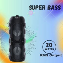 Clairbell DJ Box 50w Speaker 2000mAh battery & FM Radio with Mic Bluetooth speakerTY166 50 W Bluetooth Party Speaker image 4
