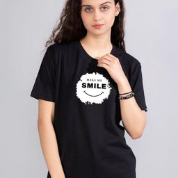 Moda Rapido Women Typography Printed Round Neck Cotton T-shirt-picture-18