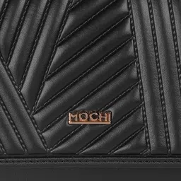 Mochi Colourblocked Structured Sling Bag with Quilted image 3