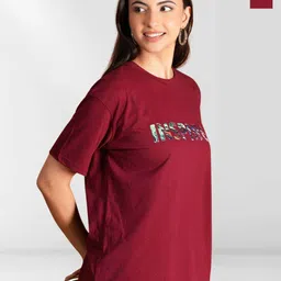 NEYSA Women Typography 2 Printed T-shirt-image-89