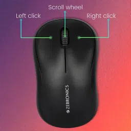 ZEBRONICS K20 keyboard, Comfort Mouse (Pack of 2) Wired USB Standard Desktop Keyboard Compatible with Desktop, Laptop, Mac Easy to Use,Plug and Play,Quick, Comfy Durable body image 3