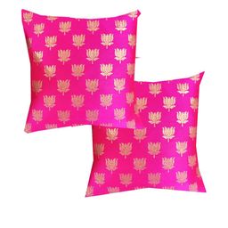 Pinkparrot cushion cover 16x16 inch 2 PC-image-4