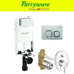 Half Frame Concealed Cistern, with divater body upper part set of 1 pic 137 Dual Flush Tank-picture-0