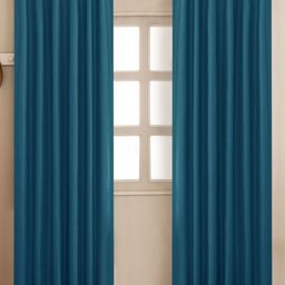 HOMEMONDE Blue 2 Pieces Black Out Window Curtains-image-42