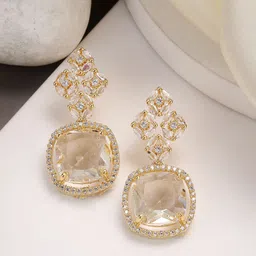 ZENEME Geometric Drop Earrings-51
