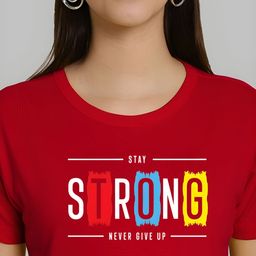 SZN Women Typography Printed T-shirt-picture-7