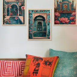 Traditional Wall Art With Frame Home Decor Wall Painting For Living Room Office Bedroom-image-37