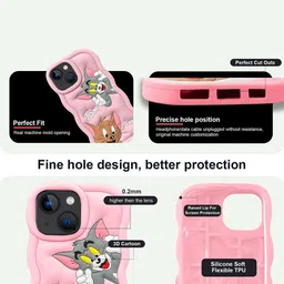 CASE CREATION Cartoon Characters Printed iPhone 7 Bumper Case Mobile Accessories image 2